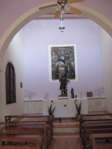 Inside the Chapel at the Hacienda