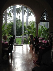 Portico at the Hacienda Chichén Itzá