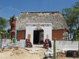 Tourist Shop Close to Restaurant outside Uxmal